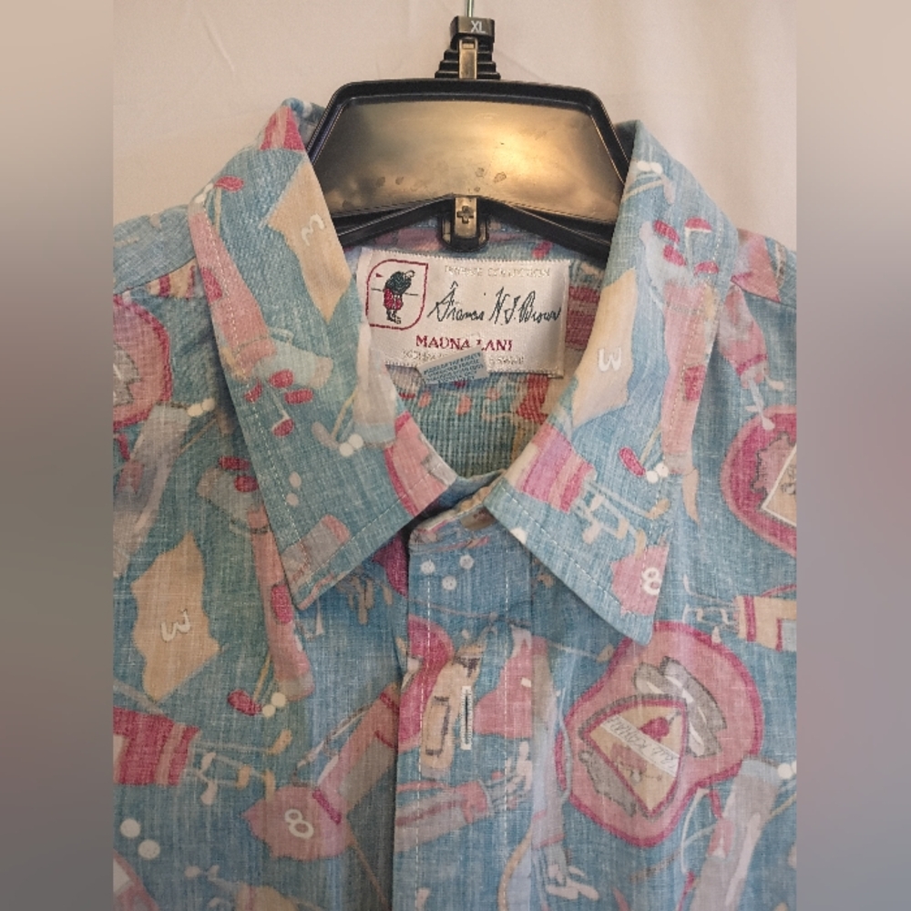 Vintage Men's Golf Club Kahala Button Down Shirt Size Xl